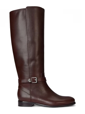 Obrázek produktu Lauren Ralph Lauren Kožené kozačky Lauren Ralph Lauren Brooke Tll 2 hnědá
