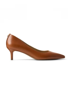Obrázek produktu Lauren Ralph Lauren Kožené lodičky Lauren Ralph Lauren Adrienne hnědá