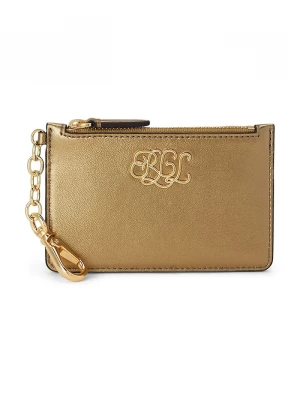 Obrázek produktu Lauren Ralph Lauren Kožené pouzdro na karty Lauren Ralph Lauren zlatá