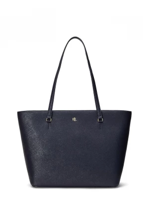 Obrázek produktu Lauren Ralph Lauren nákupní taška dámská kožená námořnická modř