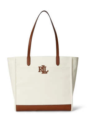 Obrázek produktu Lauren Ralph Lauren Nákupní taška koňaková / bílá