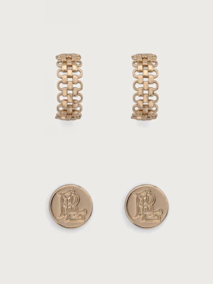 Obrázek produktu Lauren Ralph Lauren náušnice dámské kovové 2-pack zlatá