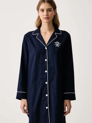 Obrázek produktu Lauren Ralph Lauren noční košile dámská bavlněná námořnická modř