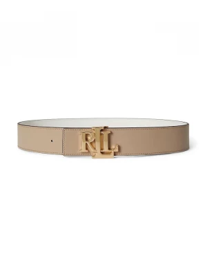 Obrázek produktu Lauren Ralph Lauren oboustranný pásek dámský kožený béžová