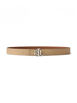 Obrázek produktu Lauren Ralph Lauren oboustranný pásek dámský kožený béžová