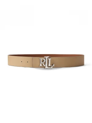 Obrázek produktu Lauren Ralph Lauren oboustranný pásek dámský kožený béžová