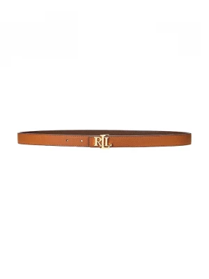 Obrázek produktu Lauren Ralph Lauren oboustranný pásek dámský kožený hnědá