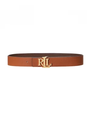 Obrázek produktu Lauren Ralph Lauren oboustranný pásek dámský kožený hnědá