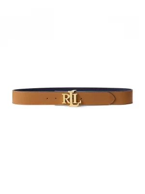 Obrázek produktu Lauren Ralph Lauren oboustranný pásek dámský kožený hnědá