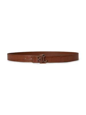 Obrázek produktu Lauren Ralph Lauren oboustranný pásek dámský kožený hnědá