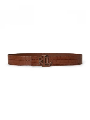 Obrázek produktu Lauren Ralph Lauren oboustranný pásek dámský kožený hnědá