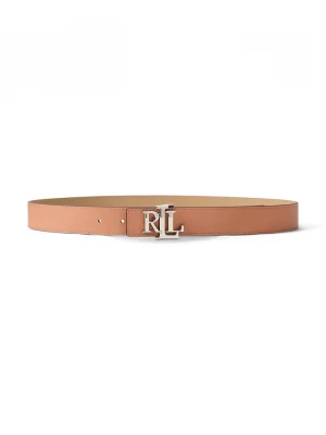 Obrázek produktu Lauren Ralph Lauren oboustranný pásek dámský kožený růžová