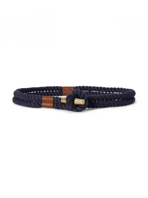Obrázek produktu Lauren Ralph Lauren pásek dámský bavlněný námořnická modř