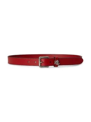 Obrázek produktu Lauren Ralph Lauren pásek dámský kožený červená