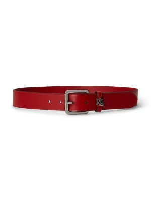 Obrázek produktu Lauren Ralph Lauren pásek dámský kožený červená