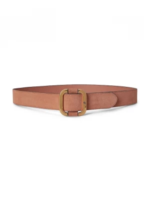 Obrázek produktu Lauren Ralph Lauren pásek dámský semišový oranžová