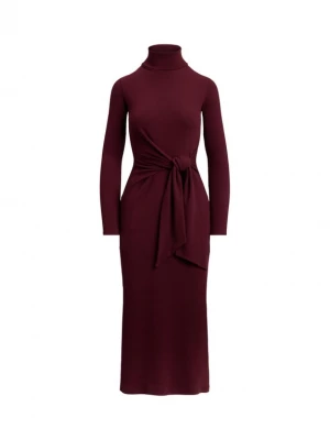 Obrázek produktu Lauren Ralph Lauren Petite Úpletové šaty bordó