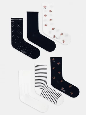 Obrázek produktu Lauren Ralph Lauren ponožky dámské 6-pack