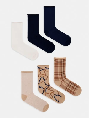 Obrázek produktu Lauren Ralph Lauren ponožky s viskózou 6-pack béžová