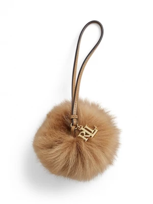 Obrázek produktu Lauren Ralph Lauren Přívěsek na klíče tmavě béžová