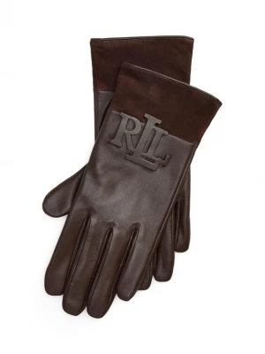Obrázek produktu Lauren Ralph Lauren Prstové rukavice čokoládová