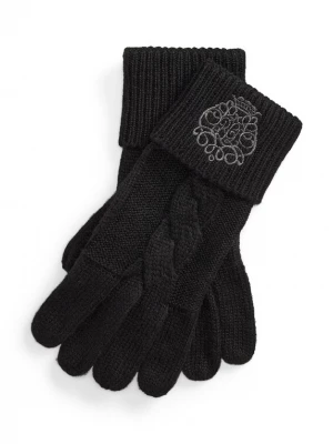 Obrázek produktu Lauren Ralph Lauren Prstové rukavice šedá / černá