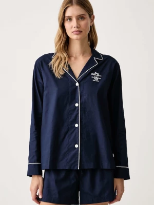 Obrázek produktu Lauren Ralph Lauren pyžamo dámské bavlněné námořnická modř