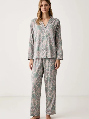 Obrázek produktu Lauren Ralph Lauren pyžamo dámské s bavlnou béžová