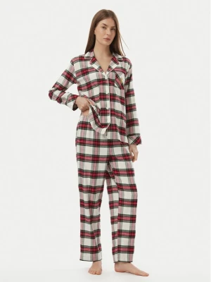 Obrázek produktu LAUREN RALPH LAUREN Pyžamo ILN92551F Krémová Relaxed Fit Červená