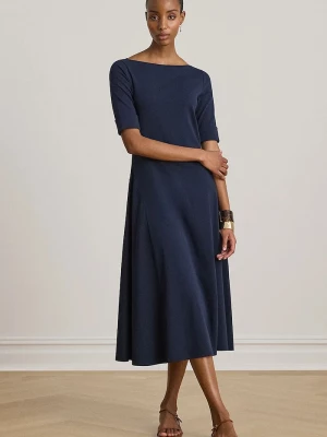 Obrázek produktu Lauren Ralph Lauren rozšířené šaty s bavlnou námořnická modř