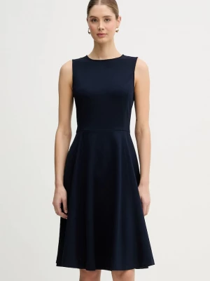 Obrázek produktu Lauren Ralph Lauren rozšířené šaty s viskózou námořnická modř