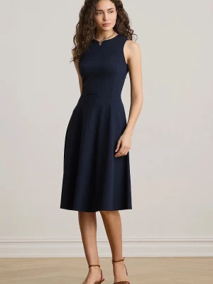 Obrázek produktu Lauren Ralph Lauren rozšířené šaty s viskózou námořnická modř