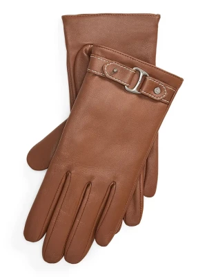 Obrázek produktu Lauren Ralph Lauren rukavice dámské vlnou oranžová