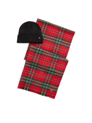 Obrázek produktu LAUREN RALPH LAUREN Sada čepice a šál 454P23529004 Červená