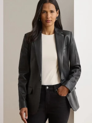 Obrázek produktu Lauren Ralph Lauren sako dámské kožené černá