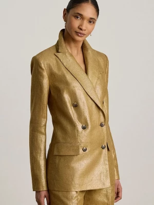 Obrázek produktu Lauren Ralph Lauren sako dámské lněné zlatá