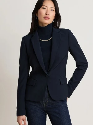 Obrázek produktu Lauren Ralph Lauren sako dámské s bavlnou námořnická modř