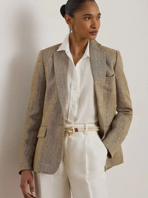 Obrázek produktu Lauren Ralph Lauren sako ženské lněné béžová