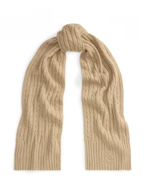 Obrázek produktu Lauren Ralph Lauren šála dámská s příměsí vlny béžová