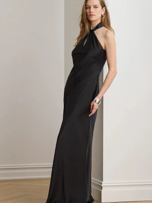 Obrázek produktu Lauren Ralph Lauren šaty se zavazováním za krkem černá