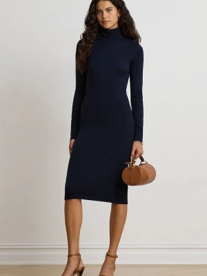 Obrázek produktu Lauren Ralph Lauren šaty vlněné námořnická modř