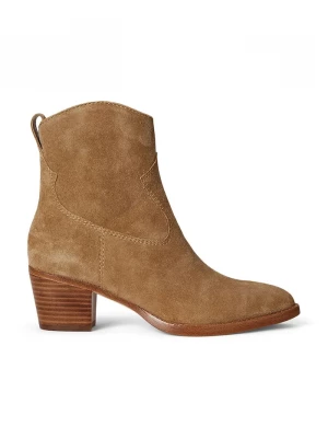 Obrázek produktu Lauren Ralph Lauren Semišové boty Harpher hnědá
