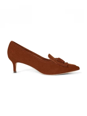 Obrázek produktu Lauren Ralph Lauren Semišové lodičky Lauren Ralph Lauren Adrienne Klt hnědá