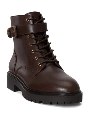 Obrázek produktu Lauren Ralph Lauren Šněrovací kozačky 'ALLYSON' čokoládová