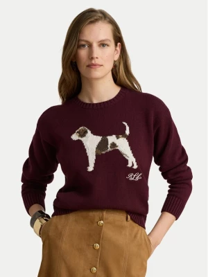 Obrázek produktu LAUREN RALPH LAUREN Svetr 200B27844001 Bordó Relaxed Fit