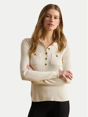 Obrázek produktu LAUREN RALPH LAUREN Svetr 200P03459003 Krémová Slim Fit