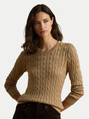 Obrázek produktu LAUREN RALPH LAUREN Svetr 200P14039500 Tmavě béžová Regular Fit