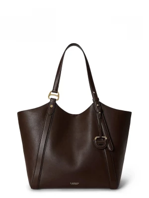 Obrázek produktu Lauren Ralph Lauren tote taška dámská kožená hnědá
