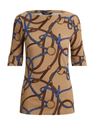 Obrázek produktu Lauren Ralph Lauren Tričko velbloudí / safírová / hnědá / tmavě hnědá