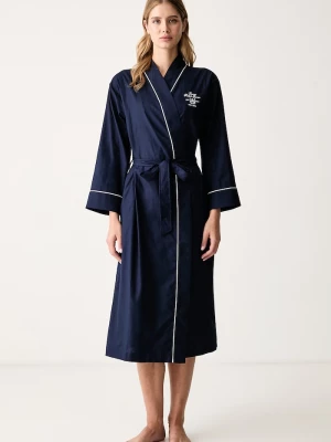 Obrázek produktu Lauren Ralph Lauren župan dámský bavlněný námořnická modř